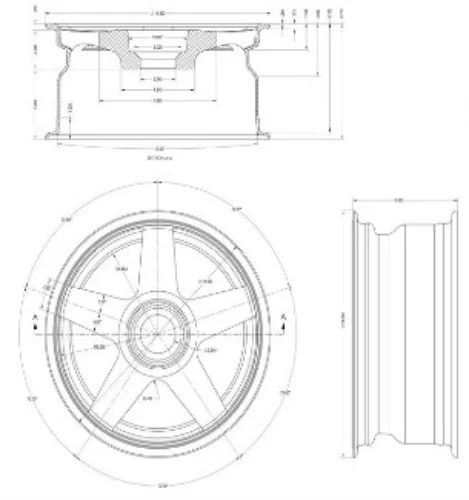 2D - Drawing - Wheel