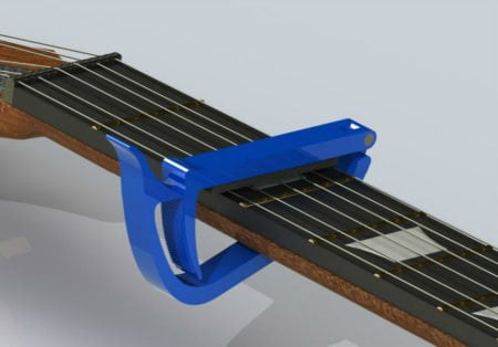 3D Design - Guitar Capo - edit